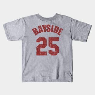 Bayside High Zack Morris Basketball Jersey Kids T-Shirt